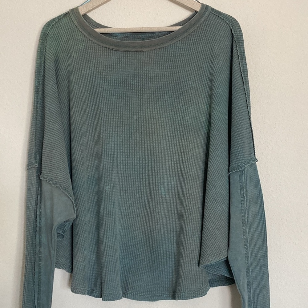 We The Free by Free People Microphone Drop Thermal Top - Picture 3 of 11